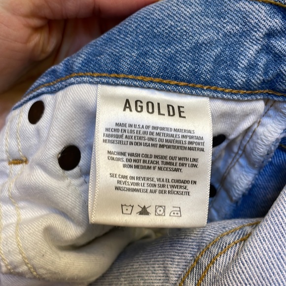 Agolde Riley Jeans Distressed - Picture 6 of 7